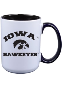 White Iowa Hawkeyes Arches Mug