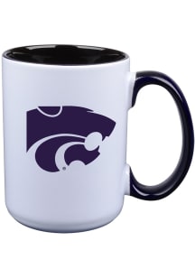 Black K-State Wildcats Inner Color Mug