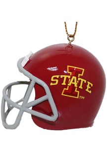 Iowa State Cyclones team color helmet Ornament