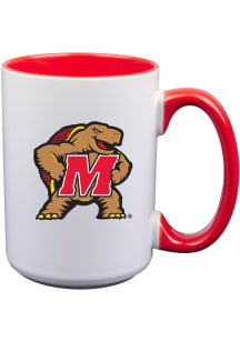 White Maryland Terrapins Inner Color Mug