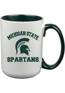 White Michigan State Spartans Arches Mug