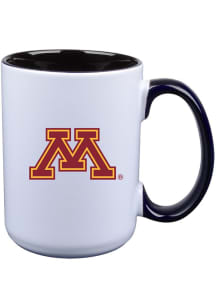 White Minnesota Golden Gophers Inner Color Mug