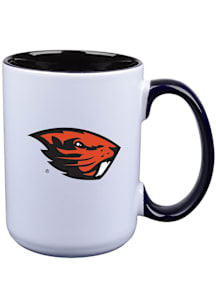 Oregon State Beavers Inner Color Ceramic Mug - White