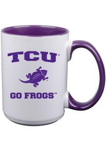 TCU Horned Frogs Arches Ceramic Mug - White
