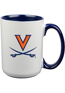 Virginia Cavaliers Inner Color Ceramic Mug - White