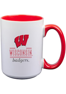 Wisconsin Badgers Classic Crew Ceramic Mug - Red