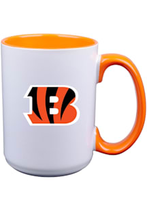Cincinnati Bengals Inner Color Ceramic Mug - White