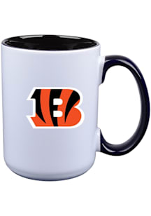 Cincinnati Bengals Inner Color Ceramic Mug - Black