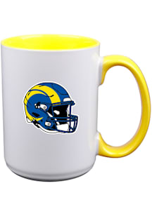 Los Angeles Rams Helmet Ceramic Mug - Yellow