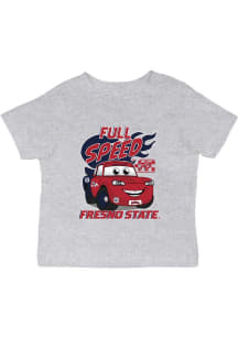 Vive La Fete Fresno State Bulldogs Infant Full Speed Short Sleeve T-Shirt Grey