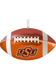 Oklahoma State Cowboys football shaped Ornament