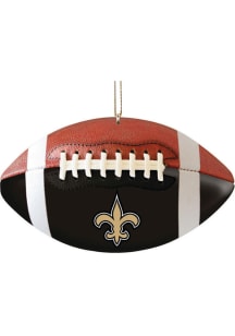 New Orleans Saints football shaped Ornament