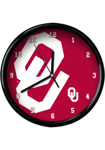 Oklahoma Sooners large team logo Wall Clock