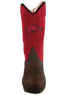 Arkansas Razorbacks Cowboy Boot Ornament
