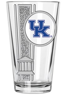 Kentucky Wildcats etched decal Pint Glass