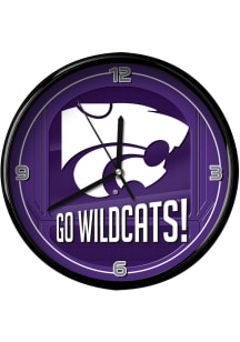 K-State Wildcats 12 in diameter Wall Clock