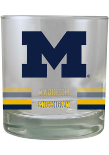 Michigan Wolverines 10 oz Rock Glass