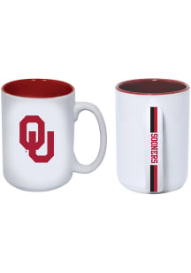 Oklahoma Sooners striped handle Mug
