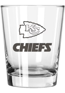 Kansas City Chiefs 15 oz. Etched Rock Glass