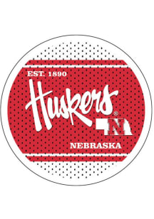 Nebraska Cornhuskers Jersey Design Coaster