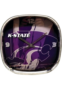 K-State Wildcats chrome frame Wall Clock