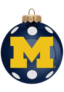 Michigan Wolverines 3 inch diameter Ornament