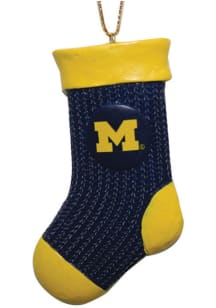 Michigan Wolverines 4 inch tall X 2 1/2 inch wide X 1/2 inch thick Ornament