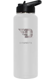 Dayton Flyers Grandpa 34oz Stainless Steel Bottle - White