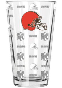 Cleveland Browns Sandblasted Design Pint Glass