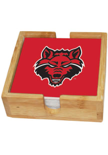 Arkansas State Red Wolves 4 Piece Set Coaster