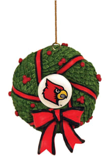 Louisville Cardinals Festive Design Ornament