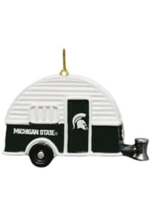 Michigan State Spartans Festive Design Ornament