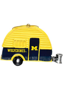 Michigan Wolverines Festive Design Ornament