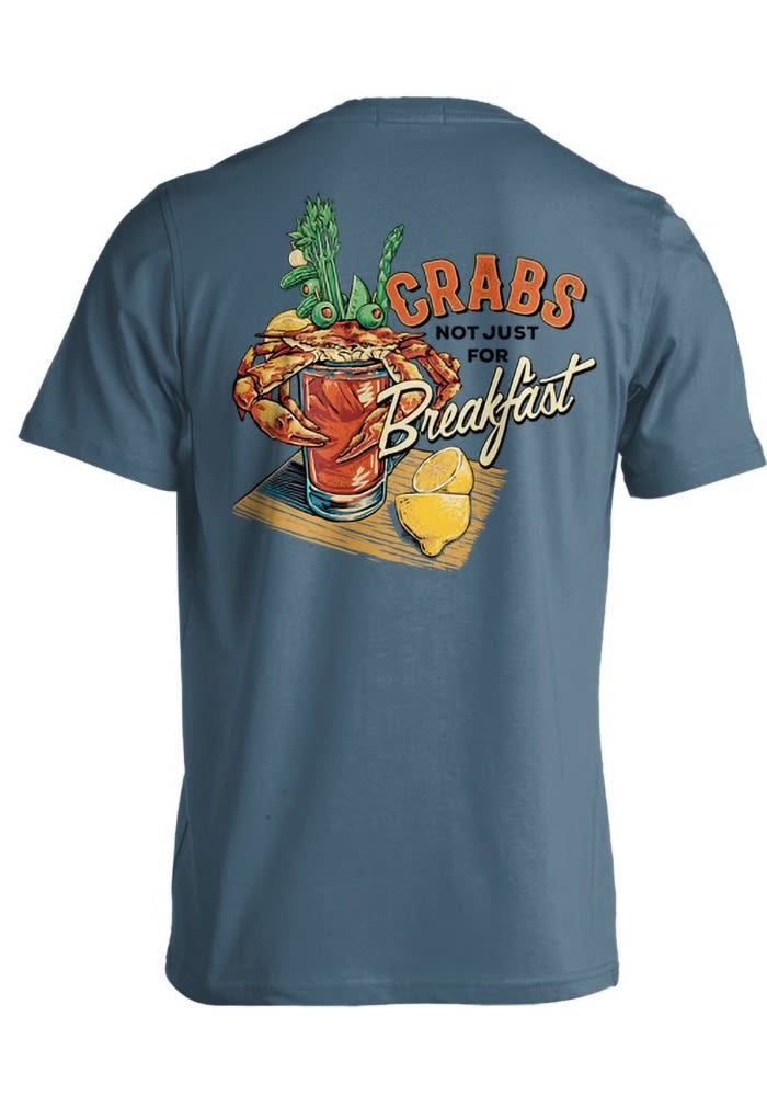 Maryland BLUE Crab Bloody Mary Short Sleeve T Shirt