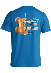 Maryland Blue Crushin' Short Sleeve T Shirt