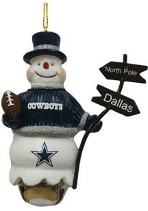 Dallas Cowboys Festive Design Ornament