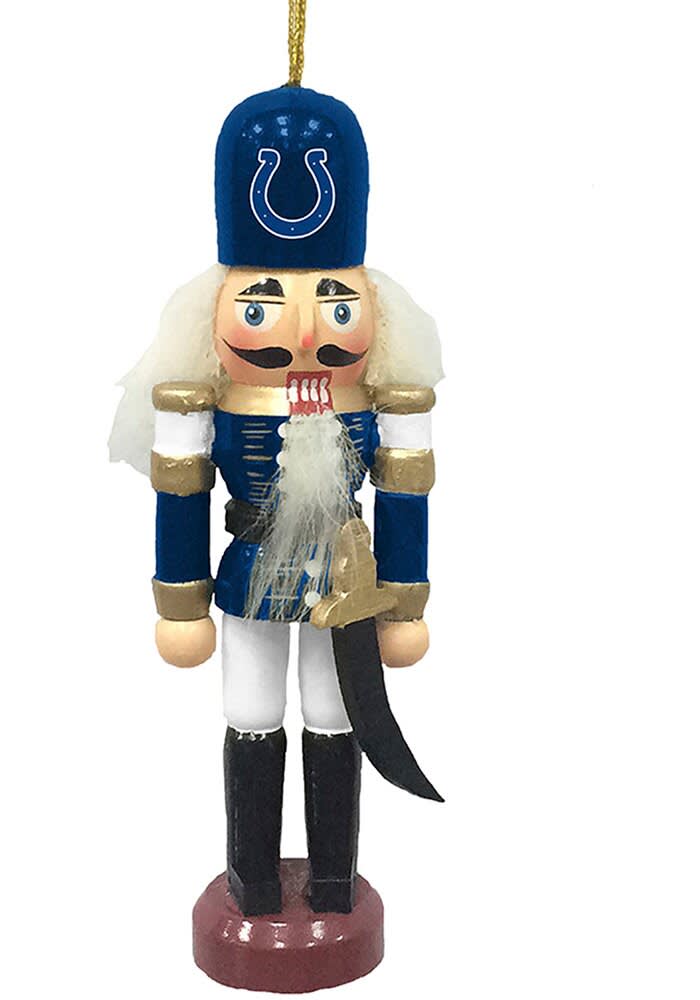 Indianapolis Colts Nutcracker with Sword Ornament