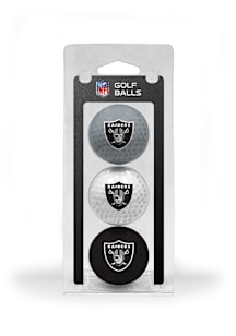 Las Vegas Raiders 3 Pack Golf Balls