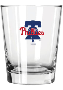 Philadelphia Phillies 15oz Full Color Logo Rock Glass