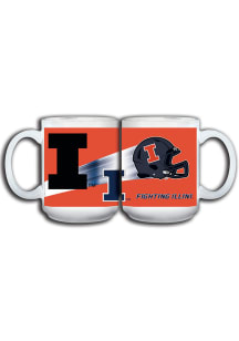 Illinois Fighting Illini 3D Logo Mug