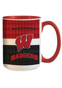 Red Wisconsin Badgers 15 oz. Mug