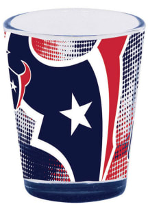 Houston Texans team color on bottom of glass Shot Glass