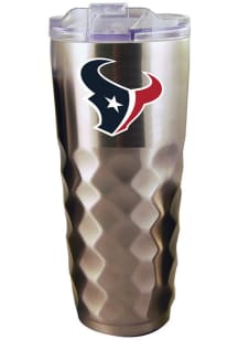 Houston Texans Unique Diamond Pattern Stainless Steel Tumbler - Blue