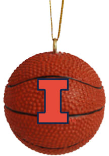 Illinois Fighting Illini Basketball Design Ornament
