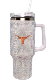 Texas Longhorns Bling 40 oz Stainless Steel Tumbler - Burnt Orange