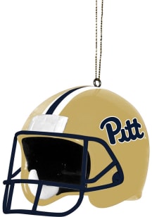 Pitt Panthers helmet shaped Ornament - Gold