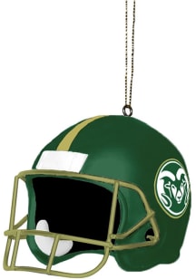 Colorado State Rams helmet shaped Ornament - Green