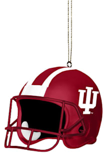 Indiana Hoosiers helmet shaped Ornament - White
