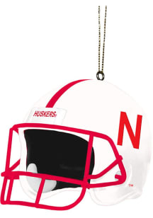 Red Nebraska Cornhuskers helmet shaped Ornament