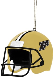 Gold Purdue Boilermakers helmet shaped Ornament